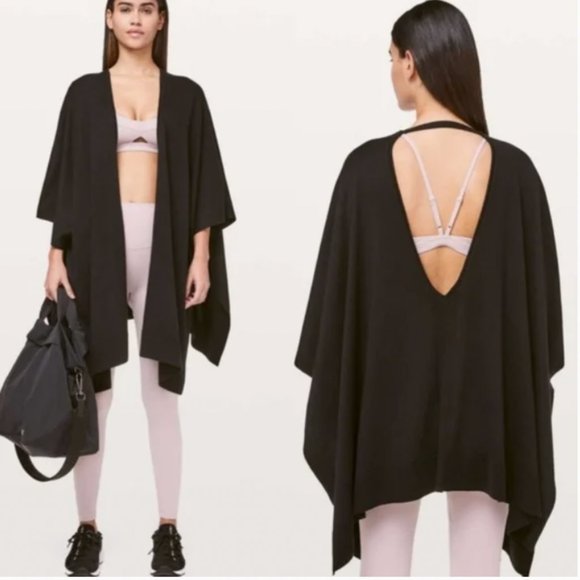 Lululemon Free to Coast Wrap OS, Black - Picture 1 of 11